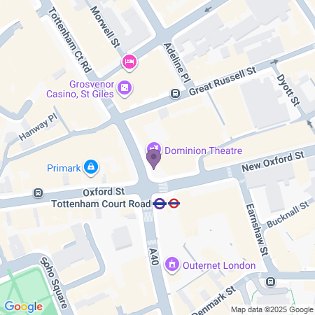 Dominion Theatre Standort