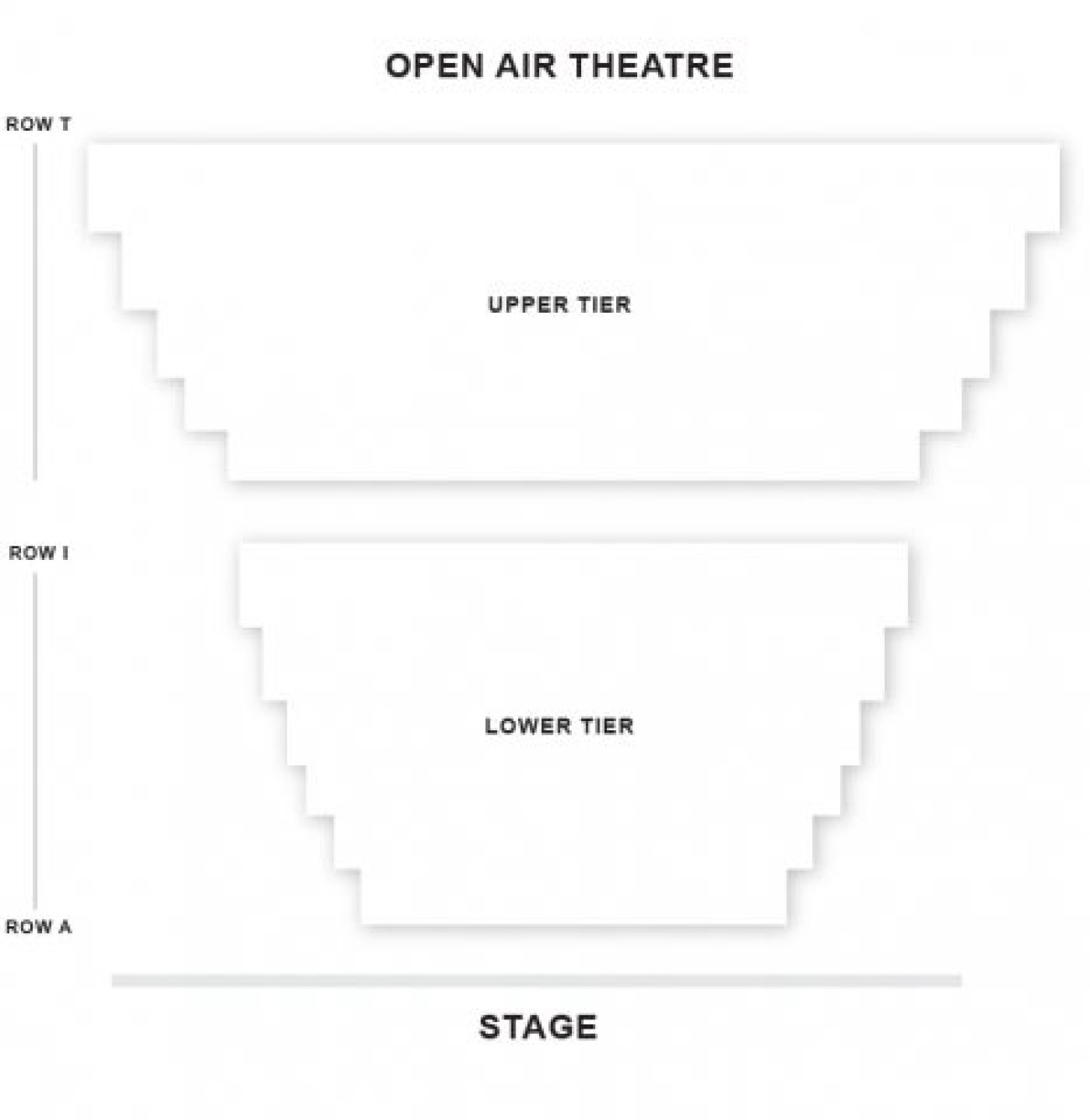Regent's Park Open Air Theatre Sitzplan