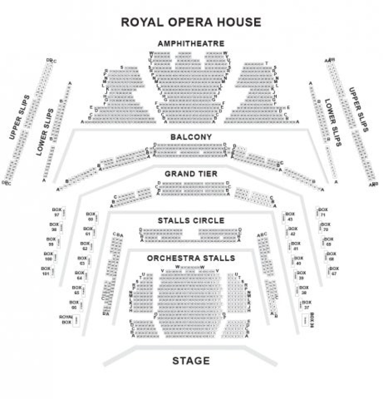 Royal Opera House Sitzplan