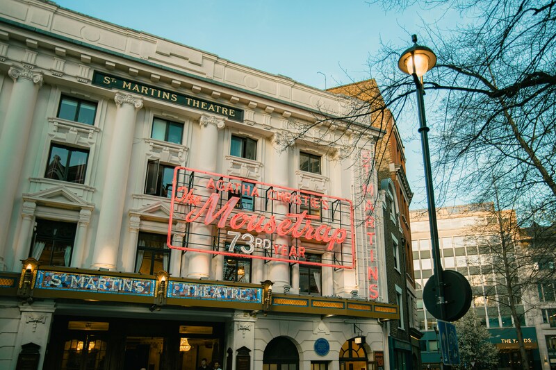 The Mousetrap am St Martin’s Theatre. Foto von Jackson Sears auf Unsplash